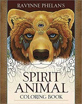 (image for) Spirit Animal coloring book by Ravynne Phelan's
