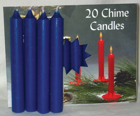 (image for) Dark Blue Chime Candle 20pk