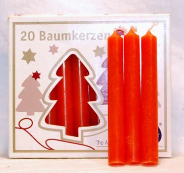 (image for) Orange Chime Candle 20pk - Click Image to Close