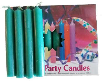 (image for) Dark Green Chime Candle 20pk