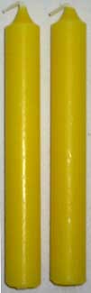 (image for) Yellow Chime Candle 20pk - Click Image to Close