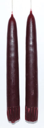 (image for) 7" Dark Red taper pair - Click Image to Close