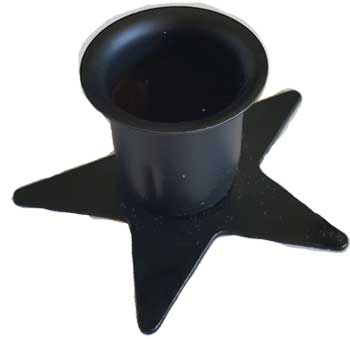 (image for) Pentagram taper candle holder - Click Image to Close