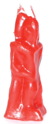 (image for) 5 1/2" Red Lover candle
