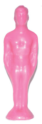 (image for) 7 1/4" Pink Male candle