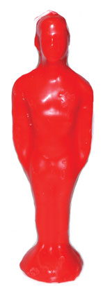 (image for) 7 1/4" Red Male candle