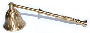 (image for) Brass Renaissance snuffer - Click Image to Close