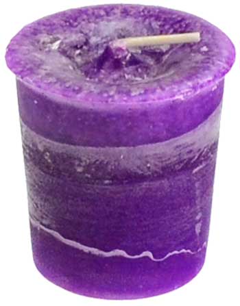 (image for) Crown Chakra votive - Click Image to Close