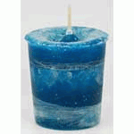 (image for) Angel's Influence Herbal votive - teal