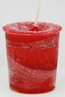 (image for) Courage Herbal votive - red