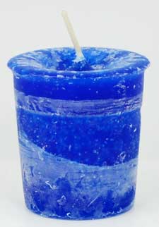 (image for) Good Health Herbal votive - blue - Click Image to Close
