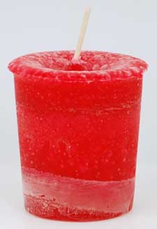 (image for) Seduction Herbal votive - red pink - Click Image to Close