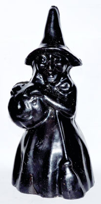 (image for) 6"-7" Black Witch candle