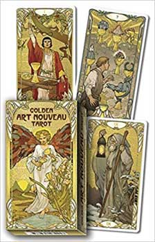 (image for) Golden Art Nouveau tarot