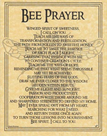 (image for) Bee Prayer - Click Image to Close