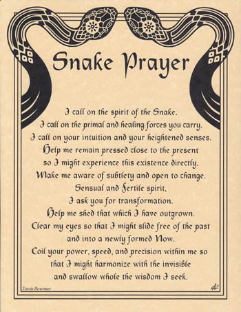 (image for) Snake Prayer - Click Image to Close
