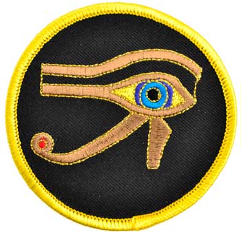 (image for) Eye of Horus sew-on patch 3" - Click Image to Close