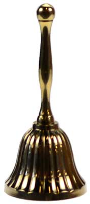 (image for) Brass Hand bell 4" - Click Image to Close