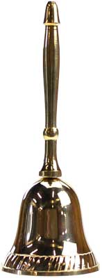 (image for) Brass Hand bell 3" - Click Image to Close