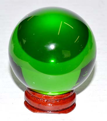 (image for) 50mm Green crystal ball - Click Image to Close