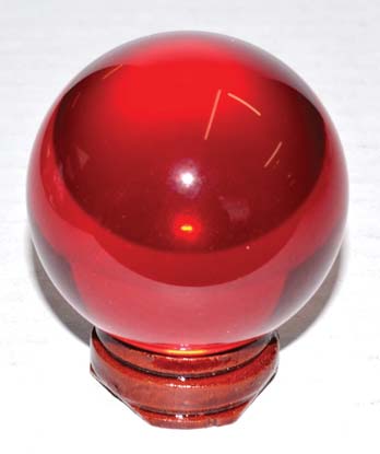 (image for) 50mm Red crystal ball
