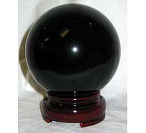 (image for) 80mm Black crystal ball