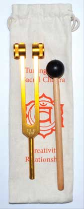 (image for) 8 1/2" Sacral (orange) tuning fork - Click Image to Close