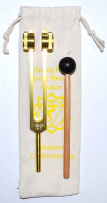 (image for) 8 1/2" Solar Plexus (yellow) tuning fork - Click Image to Close