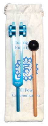 (image for) 8 1/2" Throat (light blue) tuning fork - Click Image to Close