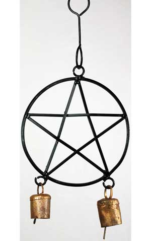 (image for) Pentagram wind chime 5" - Click Image to Close