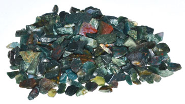 (image for) 1 lb Bloodstone tumbled chips 3-5mm