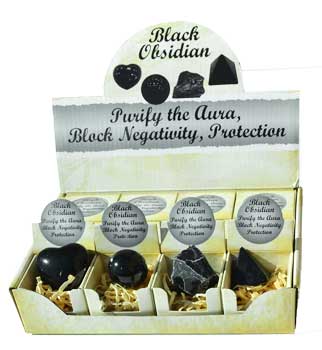 (image for) Black Obsidian gift box (set of 12) - Click Image to Close
