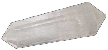 (image for) Double Terminated Quartz Point 2" 16 faceted