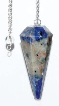 (image for) 6-sided Sodalite pendulum - Click Image to Close