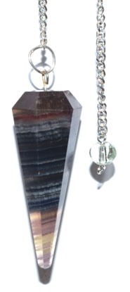 (image for) 6-sided Multi Fluorite pendulum - Click Image to Close