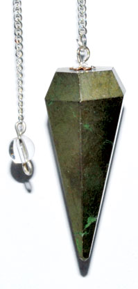 (image for) 6-sided Pyrite pendulum - Click Image to Close