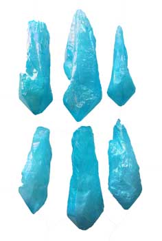 (image for) 1 lb Angel Aqua Blue Crystal unpolished points - Click Image to Close