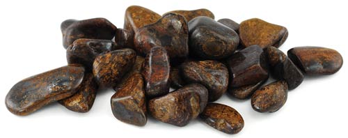 (image for) 1 Lb Axinite tumbled - Click Image to Close