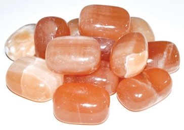 (image for) 1 lb Honey Calcite tumbled stones