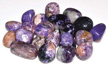 (image for) 1 lb Charoite tumbled stones