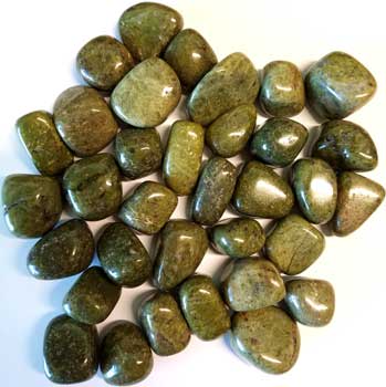 (image for) 1 lb Epidote tumbled stones
