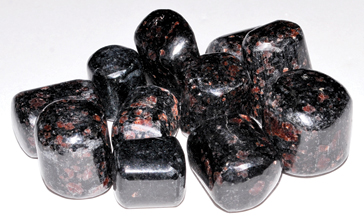 (image for) 1 lb Garnet in Boitite tumbled stones