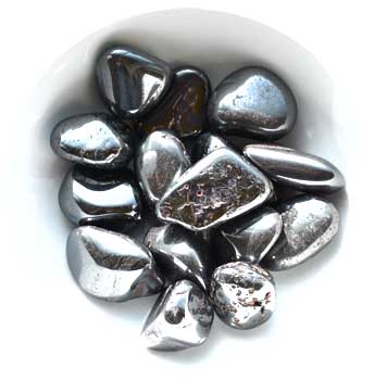 (image for) 1 Lb Hematite tumbled - Click Image to Close