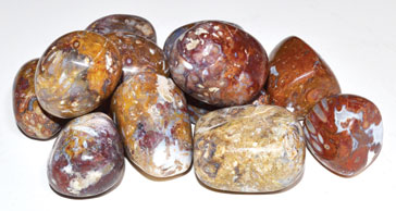(image for) 1 lb Jasper, Plum tumbled stones