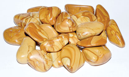 (image for) 1 lb Jasper, Walnut tumbled stones