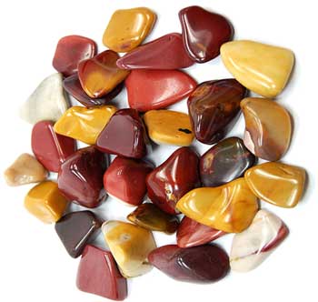 (image for) 1 lb Mookaite tumbled stones