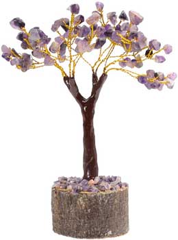 (image for) Amethyst gemstone tree