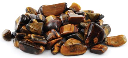 (image for) 1 Lb Tiger Eye tumbled - Click Image to Close