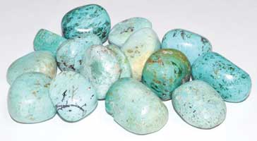 (image for) 1 lb Turquoise tumbled stones