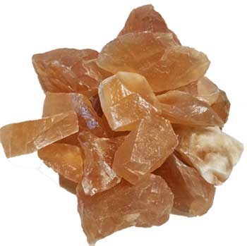 (image for) 1 lb Homey Calcite untumbled stones